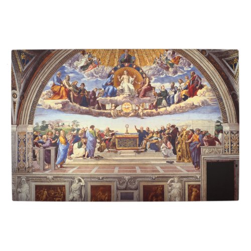 Disputation of the Holy Sacrament by Raphael Metal Print