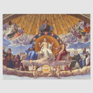 Disputation of the Holy Sacrament by Raphael Tissue Paper