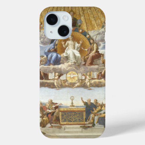 Disputation of the Holy Sacrament Raphael Sanzio iPhone 15 Case