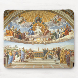 Disputation of the Holy Sacrament, Raphael Sanzio Mouse Pad