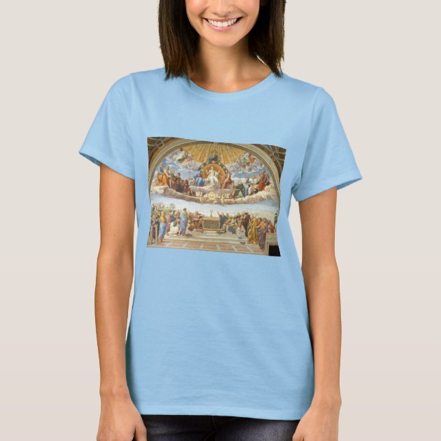 Disputation of the Holy Sacrament, Raphael Sanzio T-Shirt (Front)