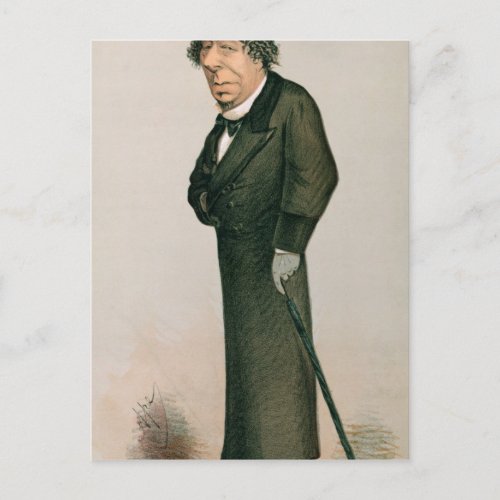 Disraeli Benjamin Postcard
