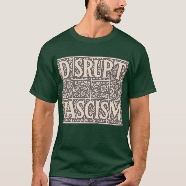 DISRUPT FASCISM T-Shirt (Front)