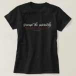 Disrupt The Patriarchy. Read Romance. T-shirt at Zazzle