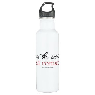 Disrupt the patriarchy Read Romance water bottle