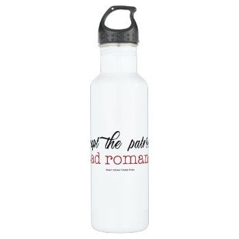 Disrupt The Patriarchy Read Romance Water Bottle by SBTBLLC at Zazzle