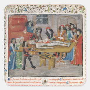 Dissection lesson Faculty of Medicine Square Sticker