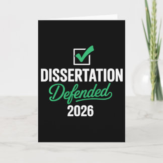 Dissertation Defended 2026 For Phd Edd Doctorate G Card