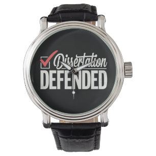 Dissertation Defended PhD Graduate Graduation Watch