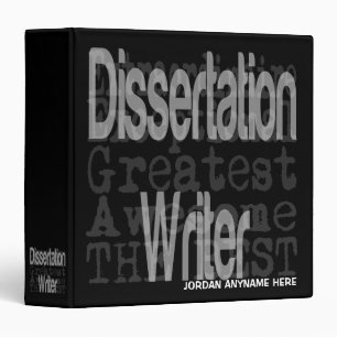 Dissertation Writer Extraordinaire CUSTOM 3 Ring Binder