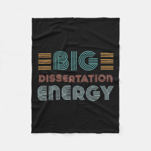 Dissertation Writing Thesis Defense Phd Doctoral C Fleece Blanket