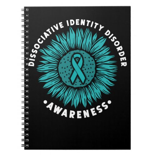 Dissociative Identity Disorder Awareness Sunflower Notebook