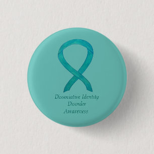 Dissociative Identity Disorder Teal Awareness Pin