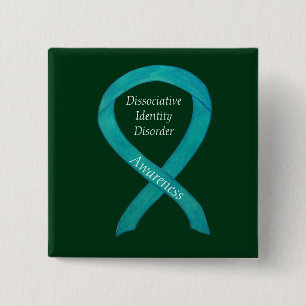 Dissociative Identity Disorder Teal Awareness Pin
