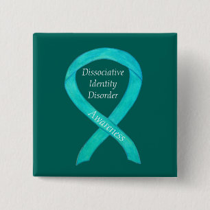 Dissociative Identity Disorder Teal Awareness Pin