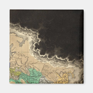 Dissolution of The Empire of Charlemagne 912 AD Magnet