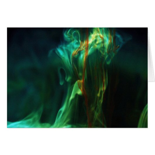 Dissolving /Fluorescein in water Cards (Front Horizontal)