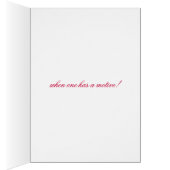 Distance is Nothing Card (Inside (Right))