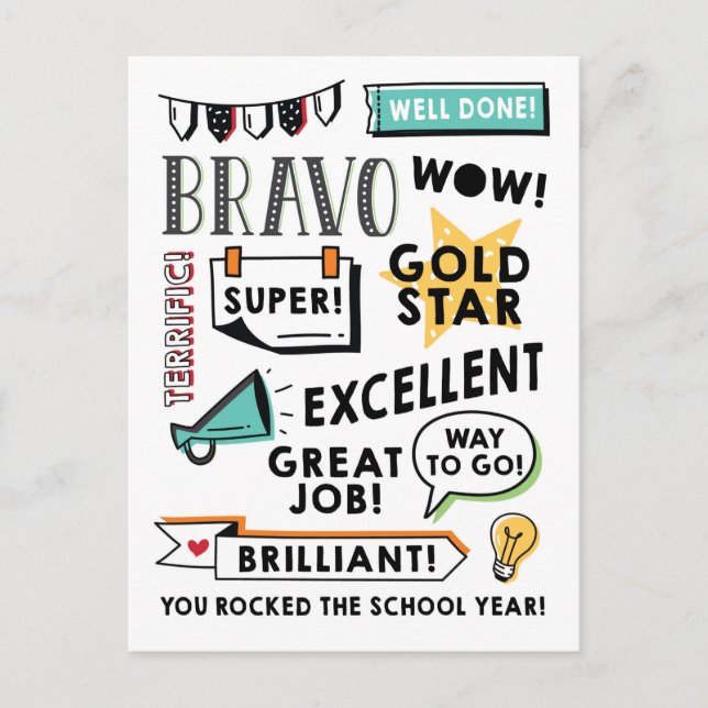 Distance Learning End of Year Postcard (Front)