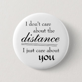 Distance Pinback Button