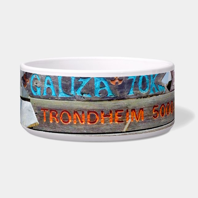 Distance sign bowl (Front)