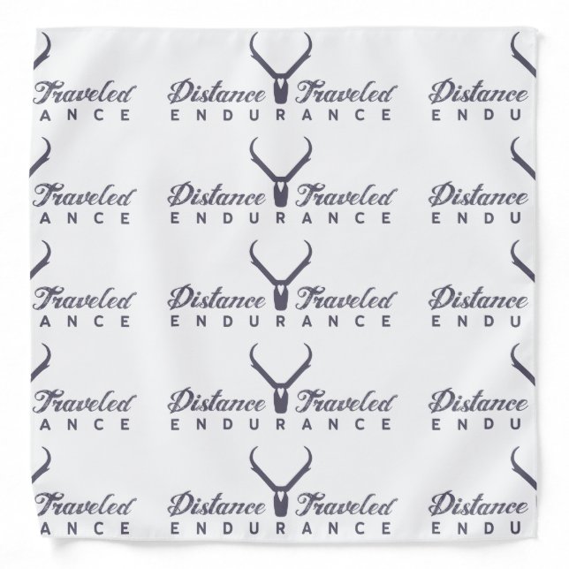 Distance Traveled Endurance Bandana (Front)