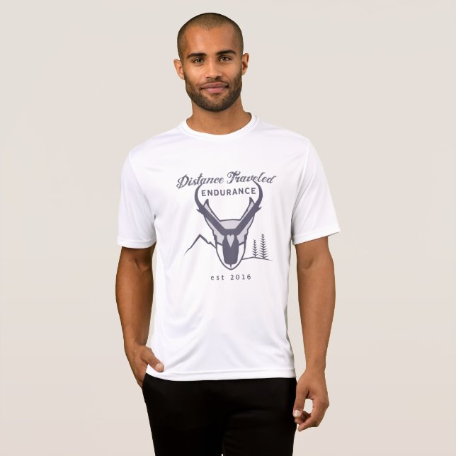 Distance Traveled Endurance Men's Tech Tee (Front Full)