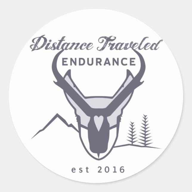 Distance Traveled Endurance Stickers (Front)