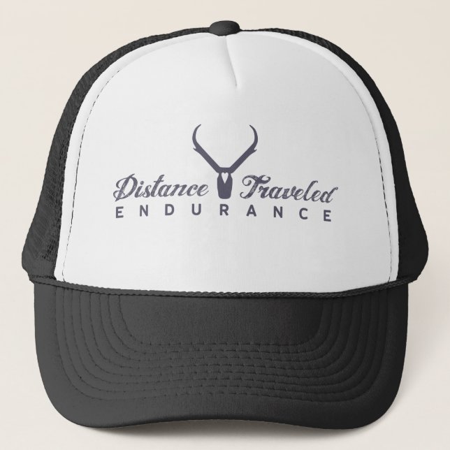 Distance Traveled Endurance Trucker Hat (Front)