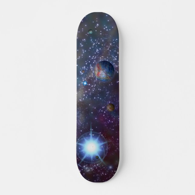 Distant Galaxy Skateboard Deck (Front)