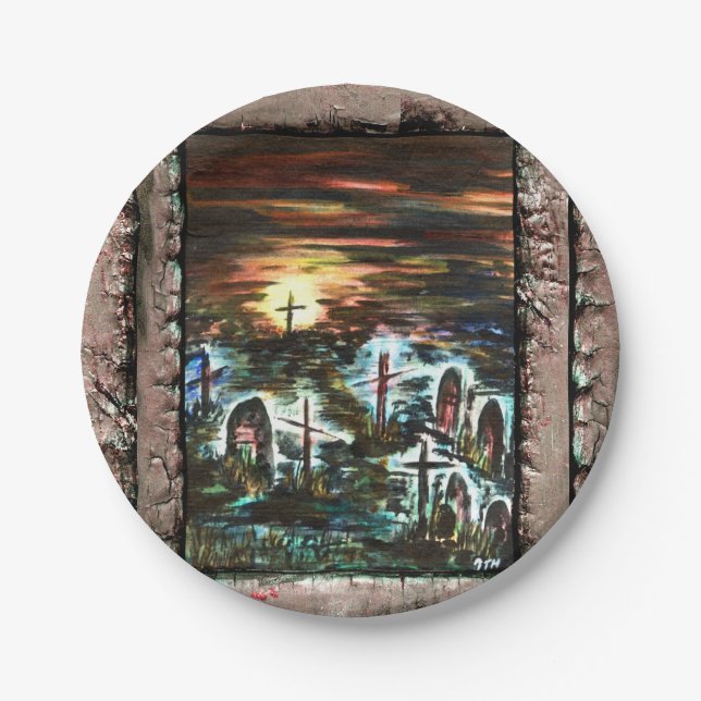 Distant Light Paper Plates (Front)