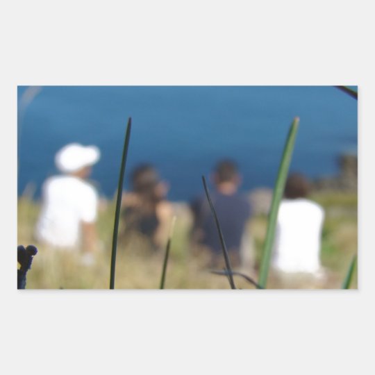 Distant Rectangular Sticker