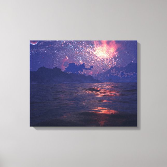 Distant Shores Canvas Print (Front)
