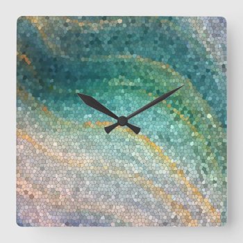 Distant Shores Clock by aftermyart at Zazzle