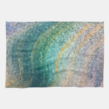 Distant Shores Kitchen Towel by aftermyart at Zazzle