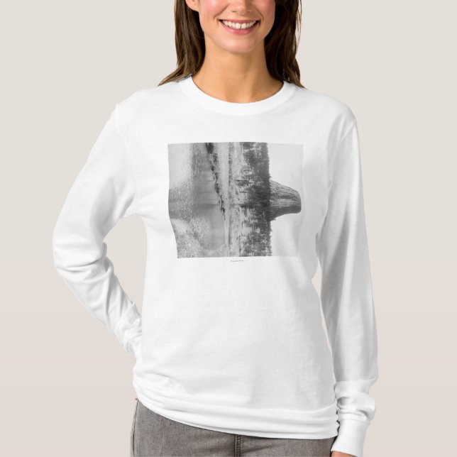 Distant View of Devil's Tower with Water in the T-Shirt (Front)