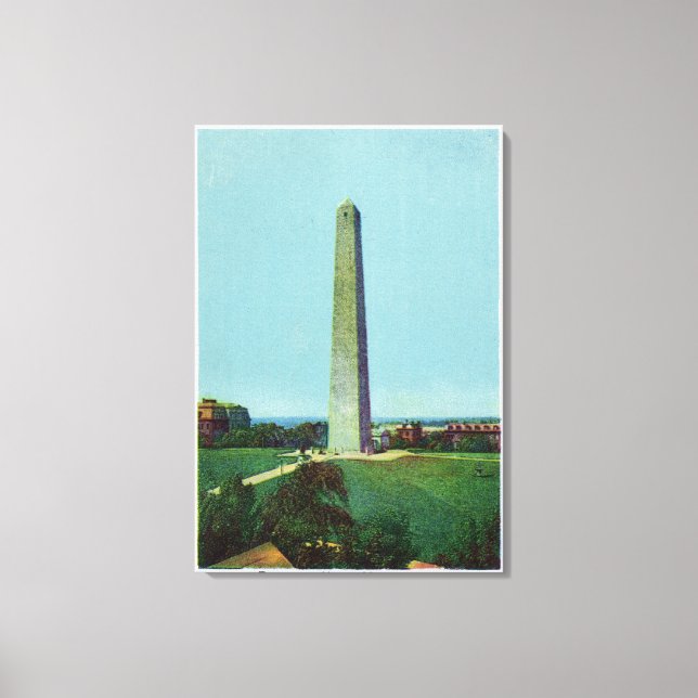 Distant View of the Bunker Monument Canvas Print (Front)