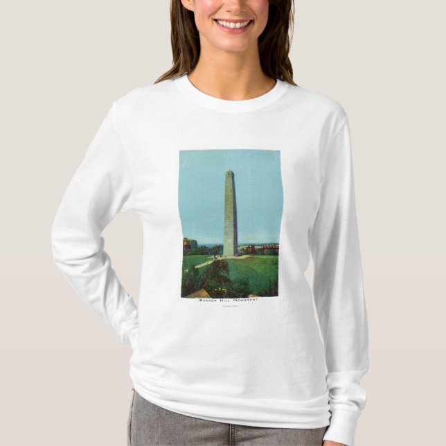 Distant View of the Bunker Monument T-Shirt (Front)
