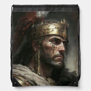 Distant War Drawstring Bag
