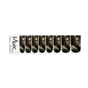 Distant War Minx Nail Art
