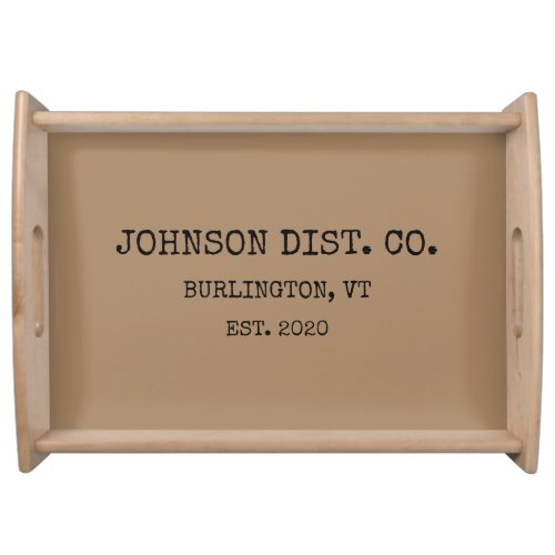 Distillery custom name template liquor drinks serving tray