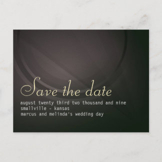 Distinction personalized Save the Date Card