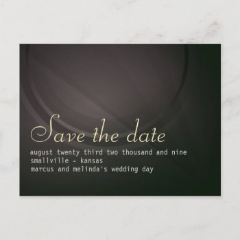 Distinction Personalized Save The Date Card by patricklori at Zazzle