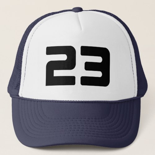 Distinctive 23rd Birthday Party Trucker Hat
