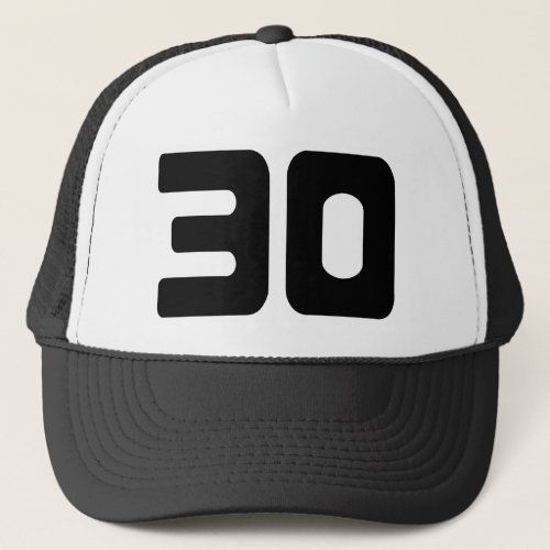 Distinctive 30th Birthday Party Trucker Hat