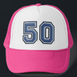 Distinctive 50th Birthday Party Trucker Hat<br><div class="desc">50th Birthday Party Trucker Hat for her</div>
