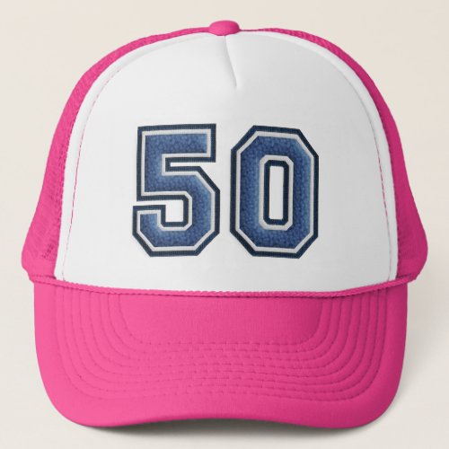 Distinctive 50th Birthday Party Trucker Hat