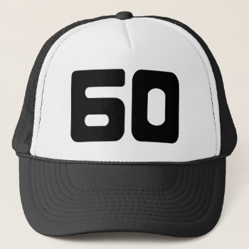 Distinctive 60th Birthday Party Trucker Hat by TomR1953 at Zazzle