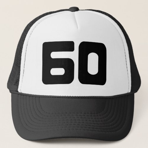 Distinctive 60th Birthday Party Trucker Hat