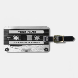 Distinctive Audio Cassette Effect Luggage Tag